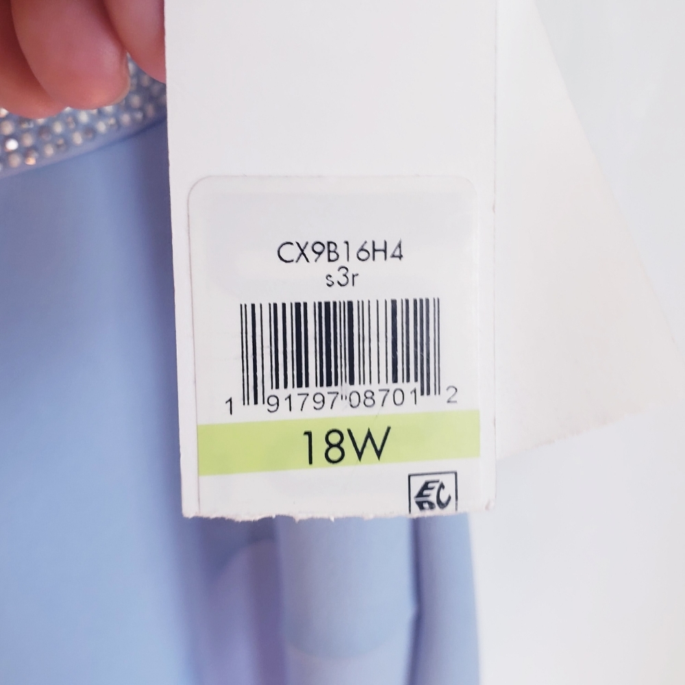 CALVIN KLEIN New Periwinkle Blue Plus Size Dress - Picture 8 of 15
